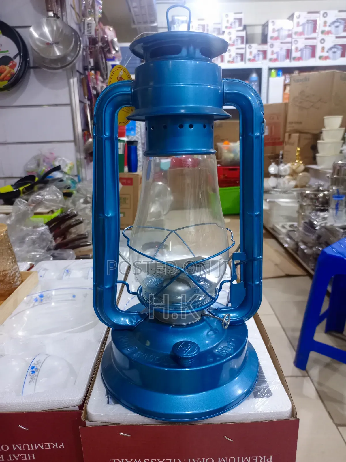Vintage Paraffin Hurricane Lantern Lamp