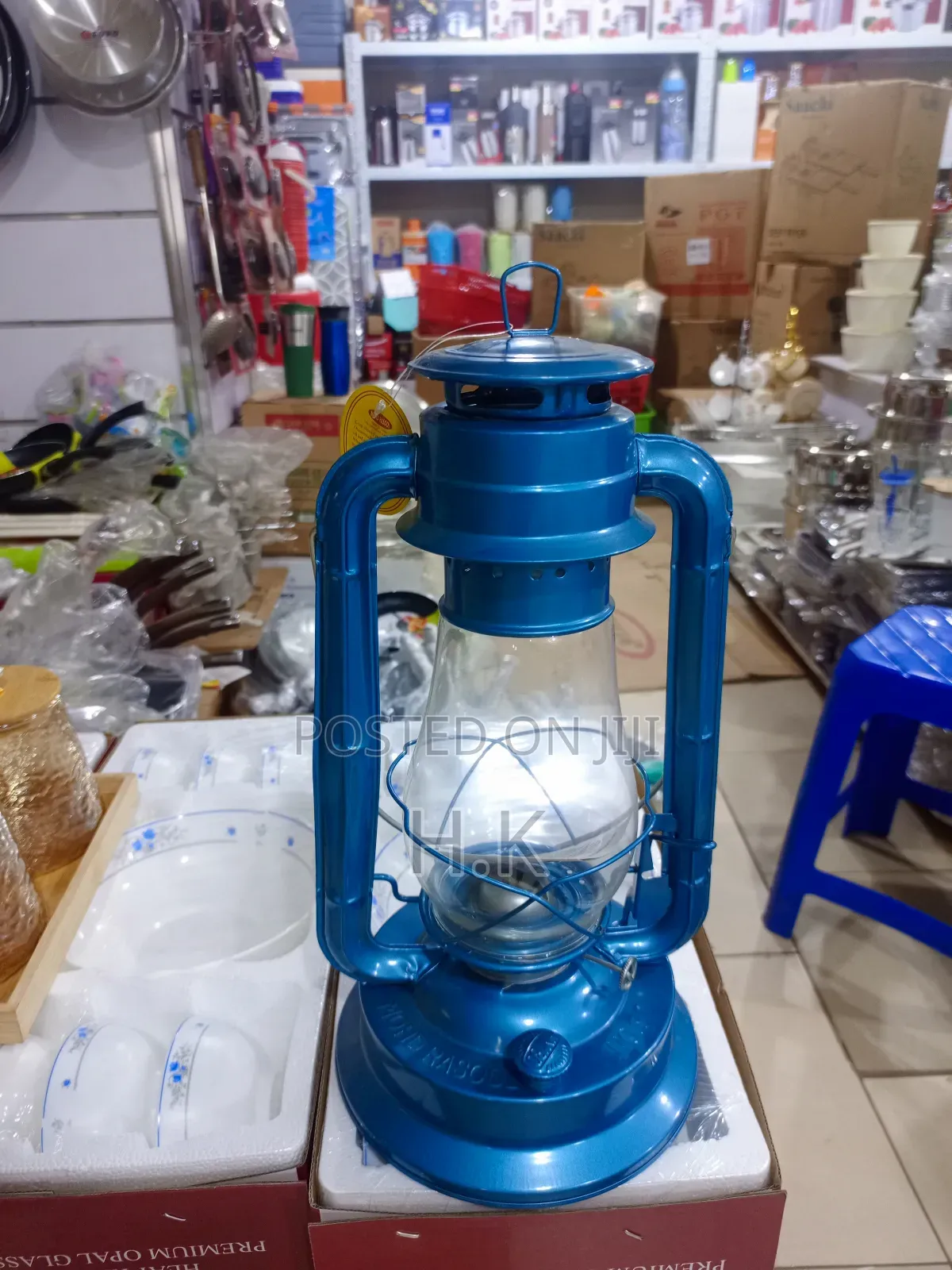 Vintage Paraffin Hurricane Lantern Lamp