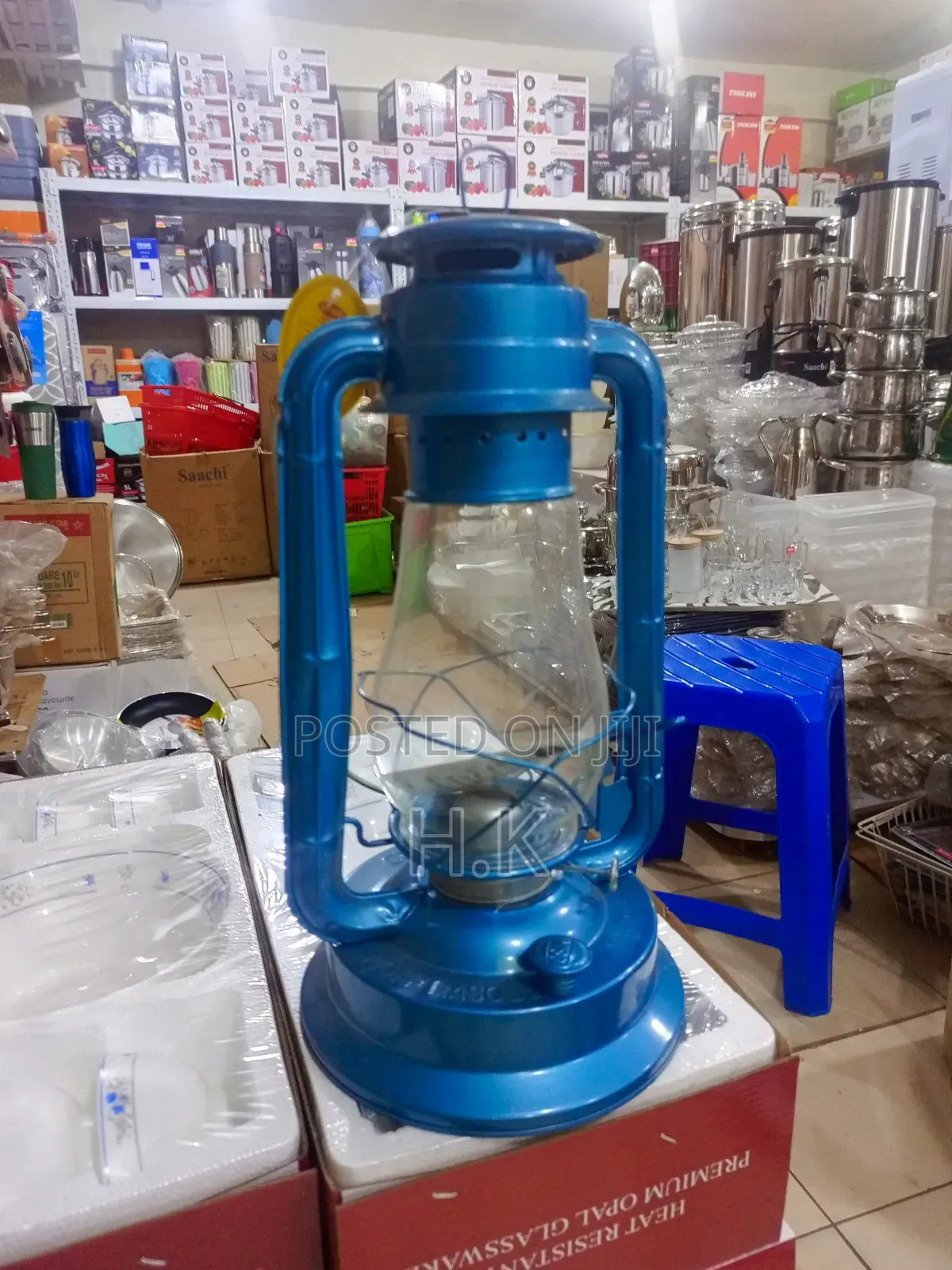 Vintage Paraffin Hurricane Lantern Lamp