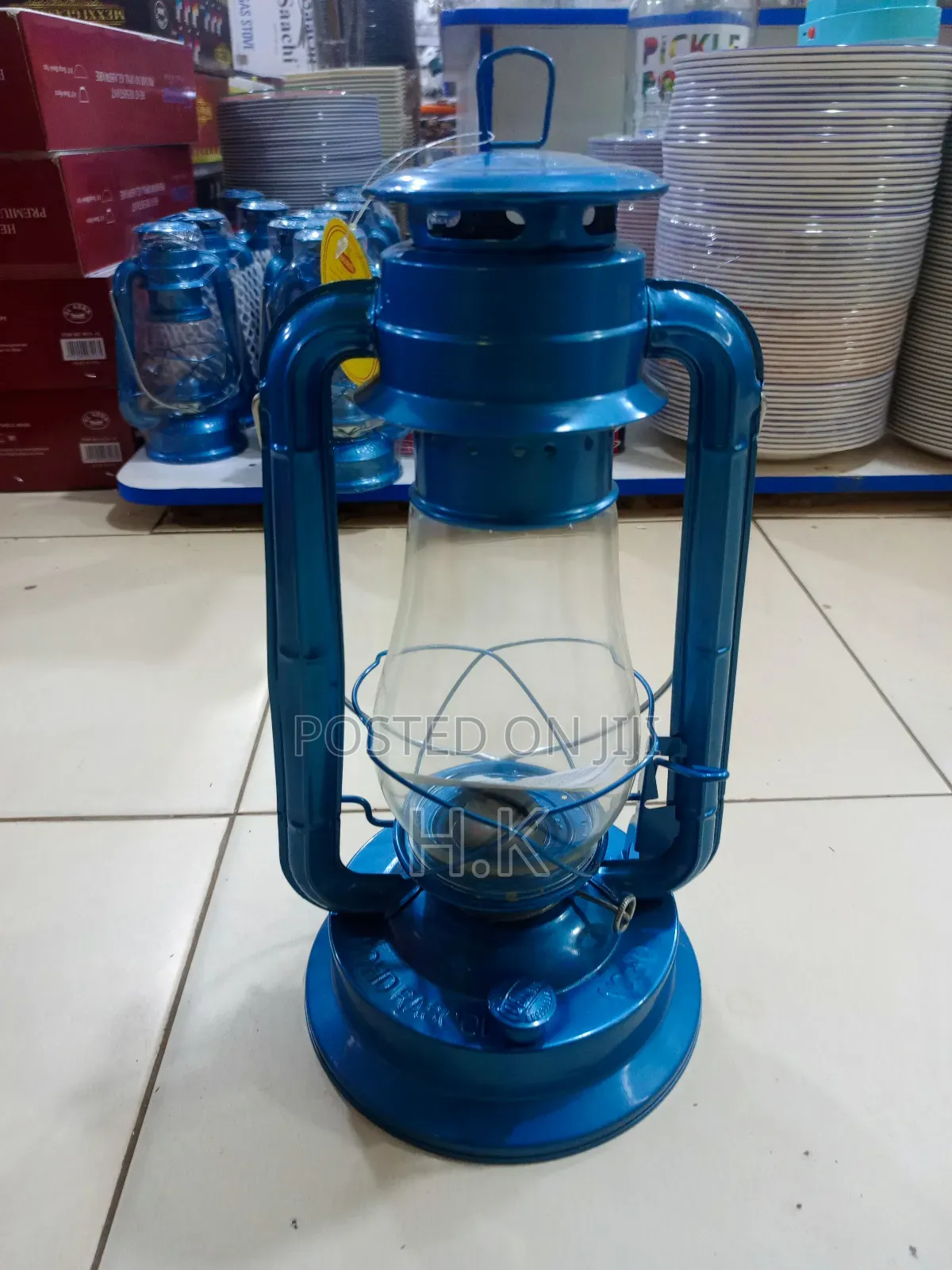 Vintage Paraffin Hurricane Lantern Lamp