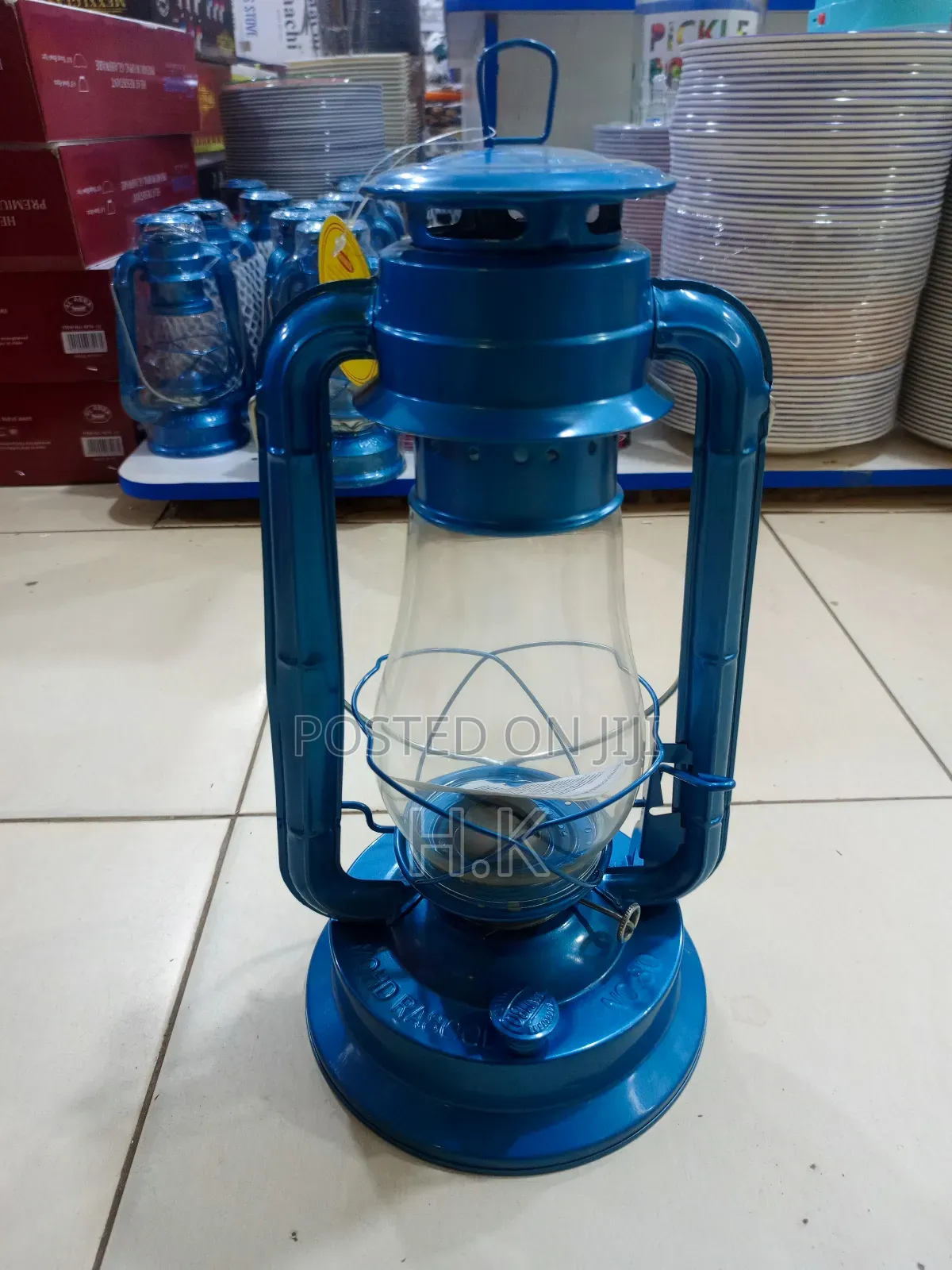 Vintage Paraffin Hurricane Lantern Lamp