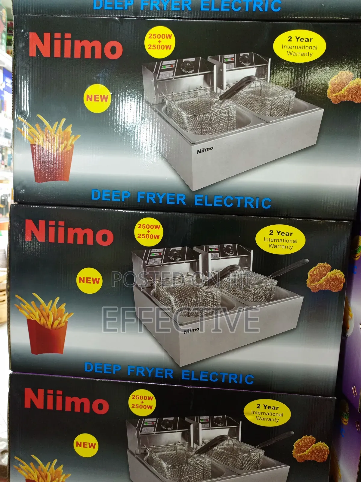 Niimo Double Electric Deep Fryer