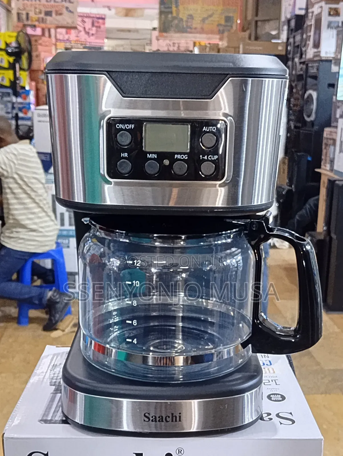 Saachi Drip Coffee Maker | 1.8l Programmable Coffee Machine