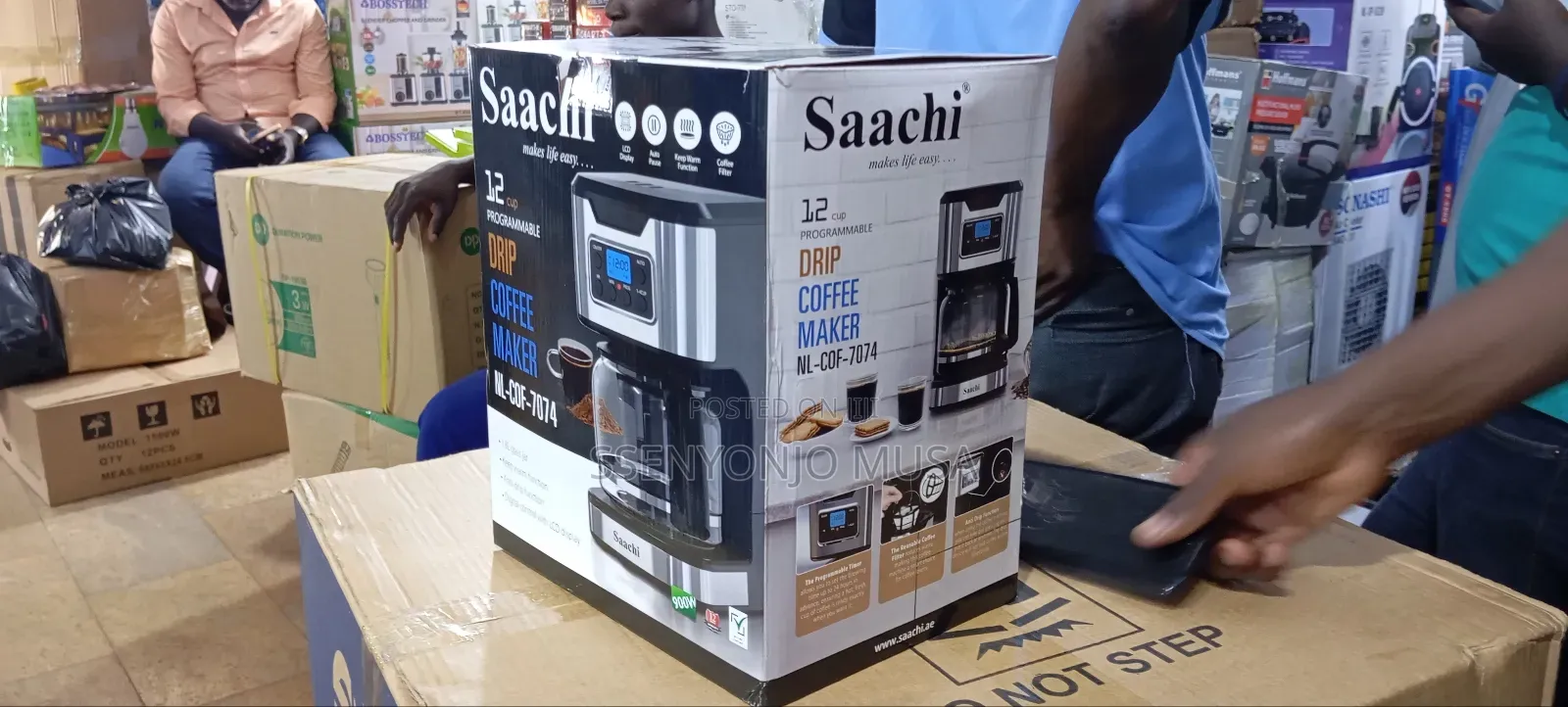 Saachi Drip Coffee Maker | 1.8l Programmable Coffee Machine