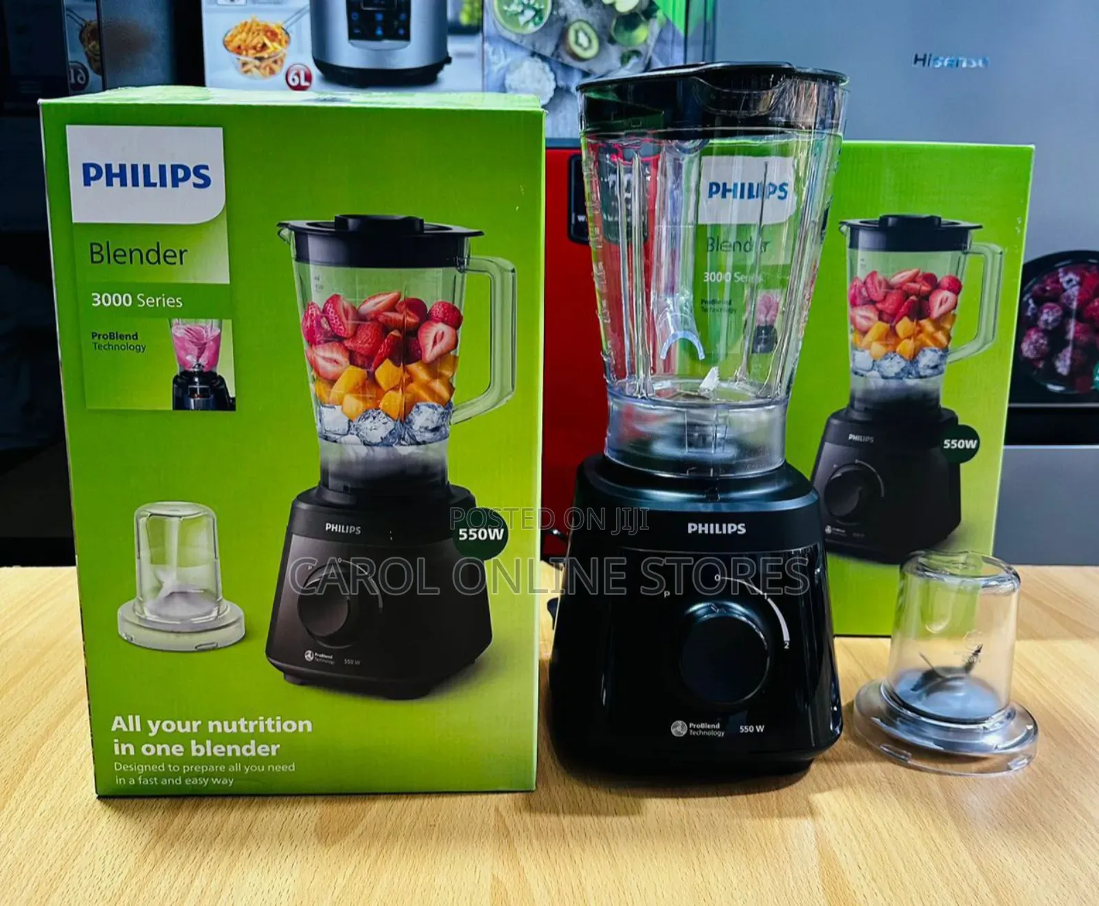Phillips 2 in 1 Blender 300 Series Jar and Grinder