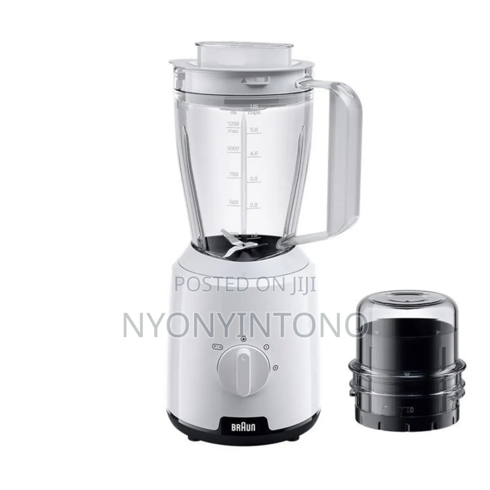Braun 600w 2 in 1 Blender With Grinder Jb1015wh
