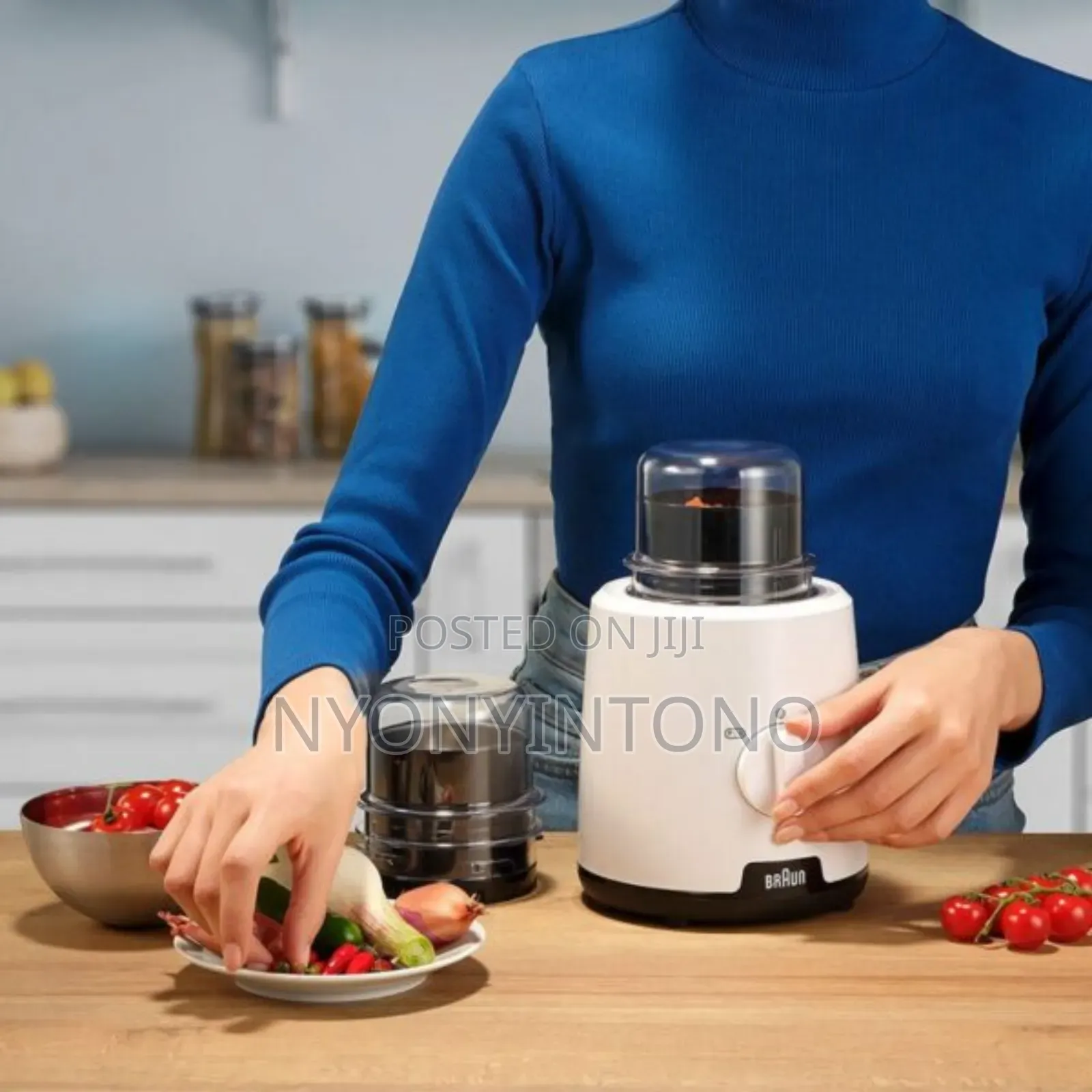 Braun 600w 2 in 1 Blender With Grinder Jb1015wh