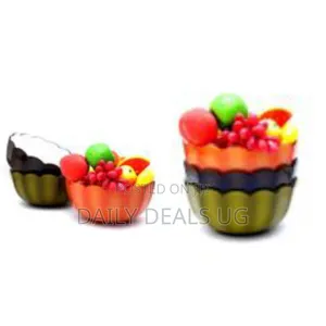3 Pieces of Melamine Fruit Bowl Salad Dish Basin Plate Serving Tray
