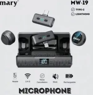 Jmary Mw-19 Dual Wireless Microphone For Type-c & Lightning iPhone