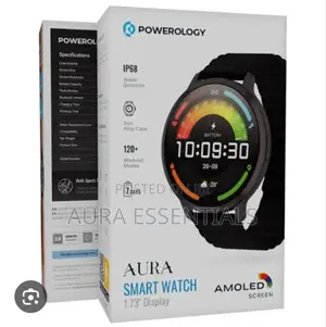 Powerology Aura Smart Watch With 1.73" Amoled Screen