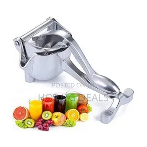 Stainless Steel Manual Fruit Press Squeezer Juicer Extractor-silver