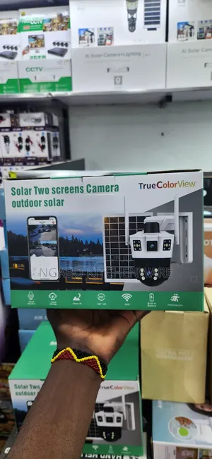 Security Camera With Solar Panel