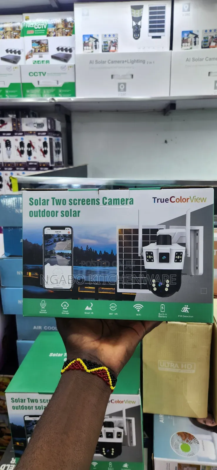 Security Camera With Solar Panel