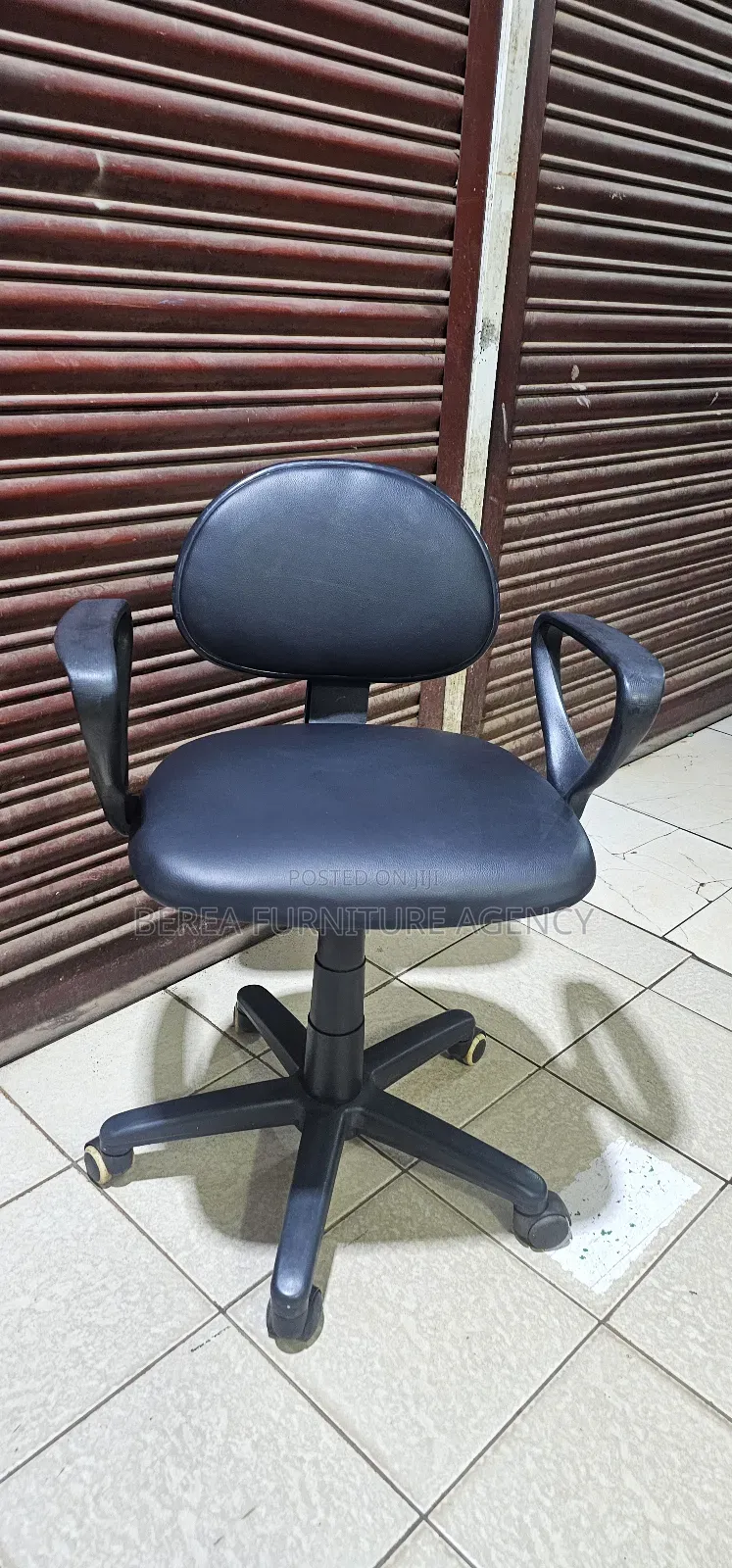 Portable Small Leather Adjustable Chair