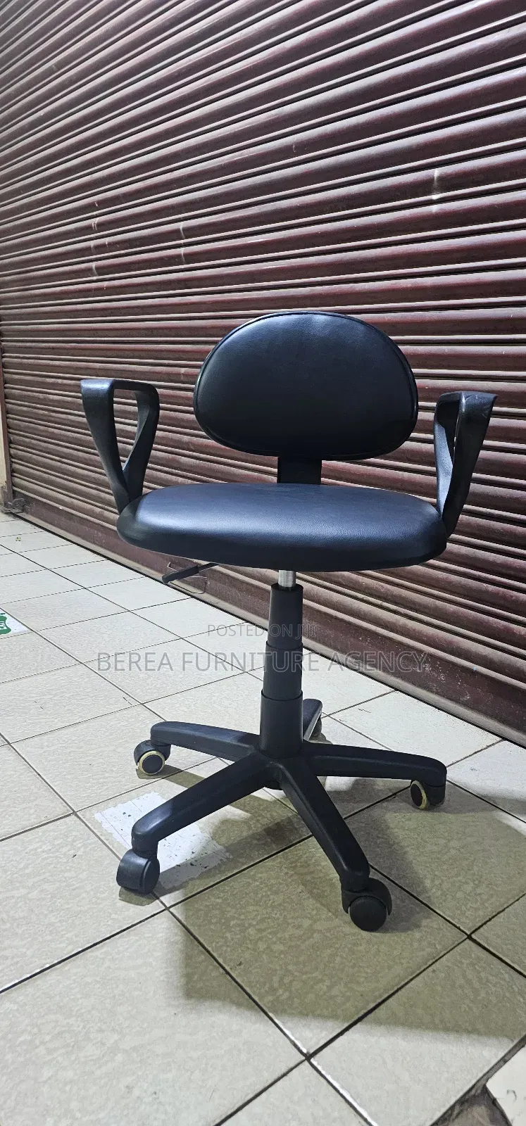 Portable Small Leather Adjustable Chair