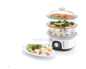 10l Vegetable Food Steamer 3 Tier Detachable With Timer