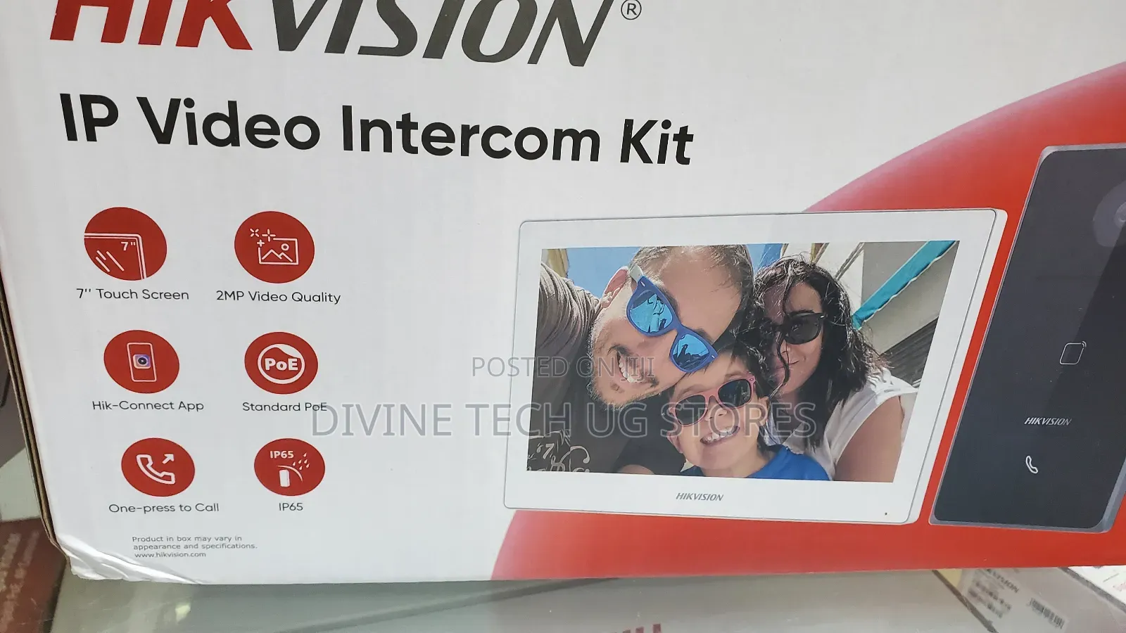 Hik Vision Ip Video Intercom Kit ( App Control ) Touch Screen Ip65