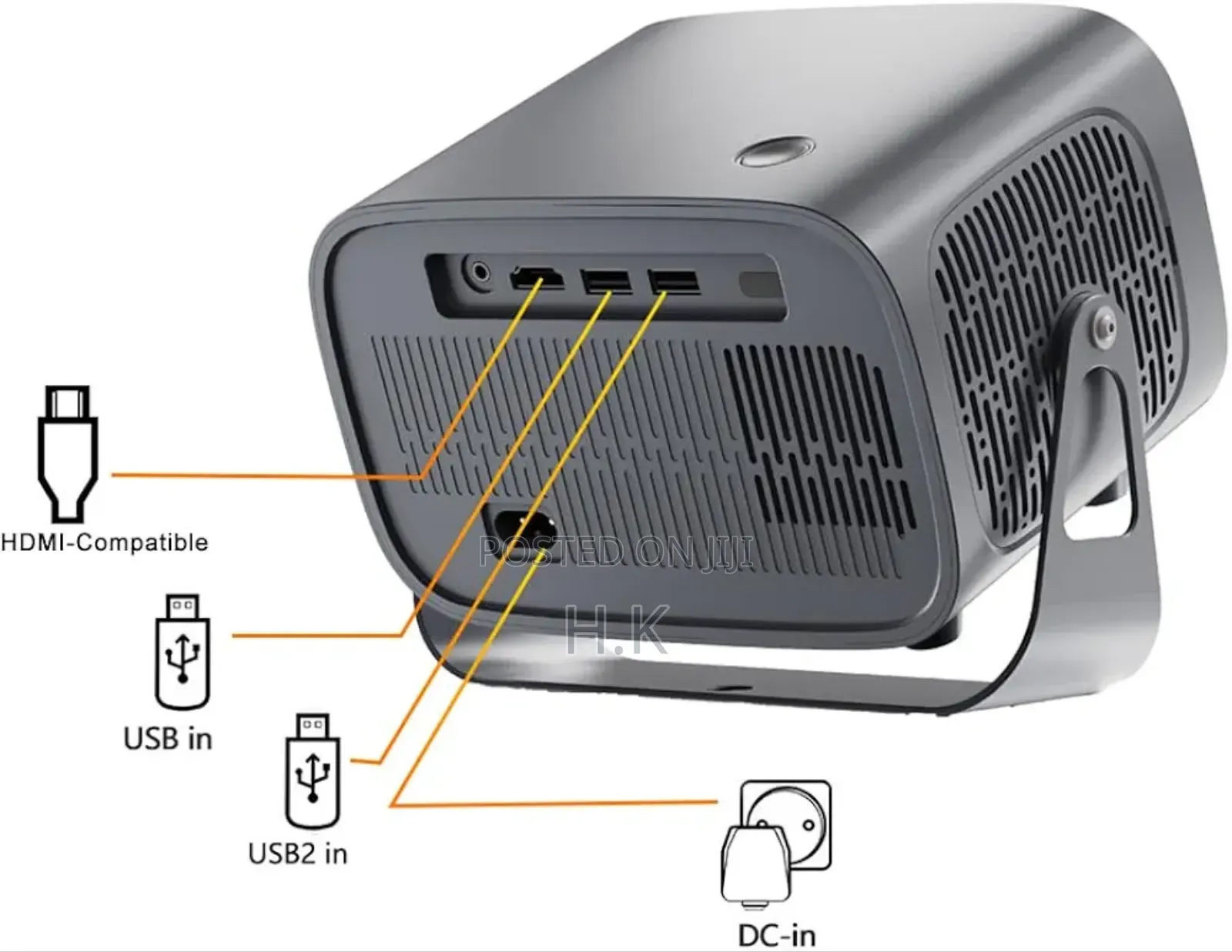 Portable Projector With Autofocus