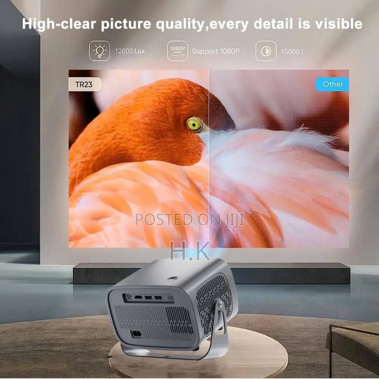 Portable Projector With Autofocus