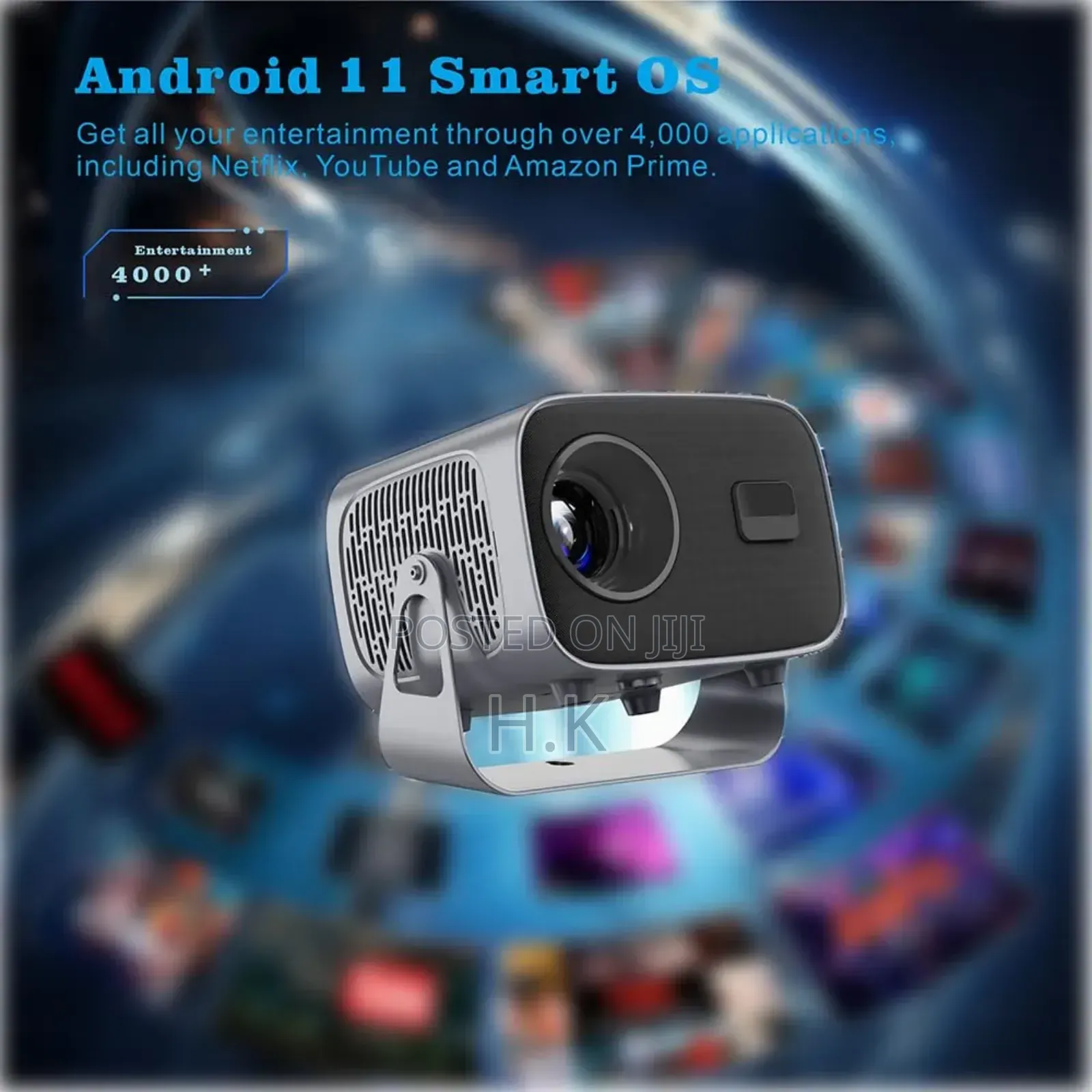 Portable Projector With Autofocus