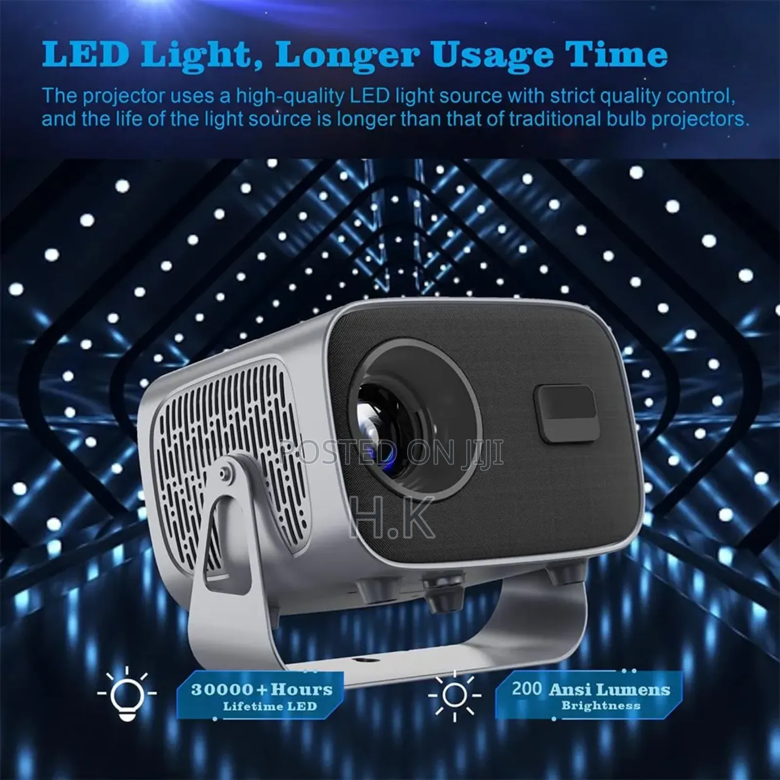 Portable Projector With Autofocus