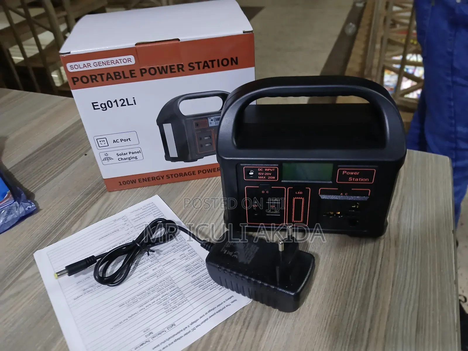 100w Energy Storage Portable Power Station