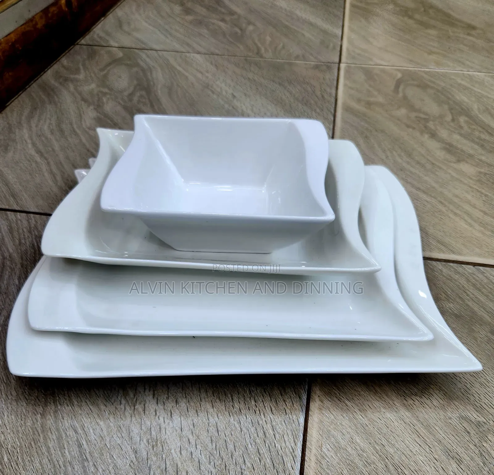 Dinner Plates Set of 24pcs Square
