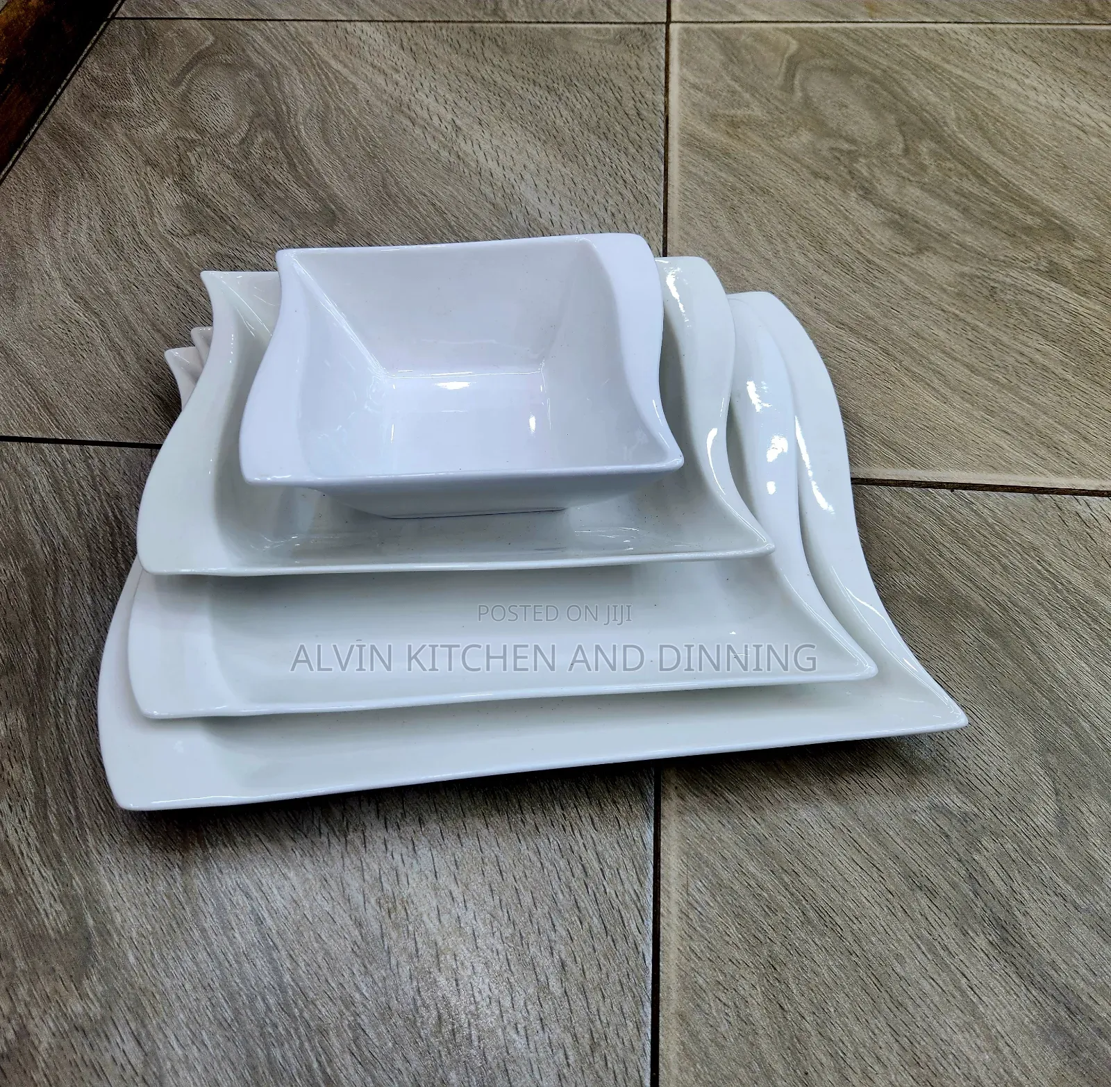 Dinner Plates Set of 24pcs Square