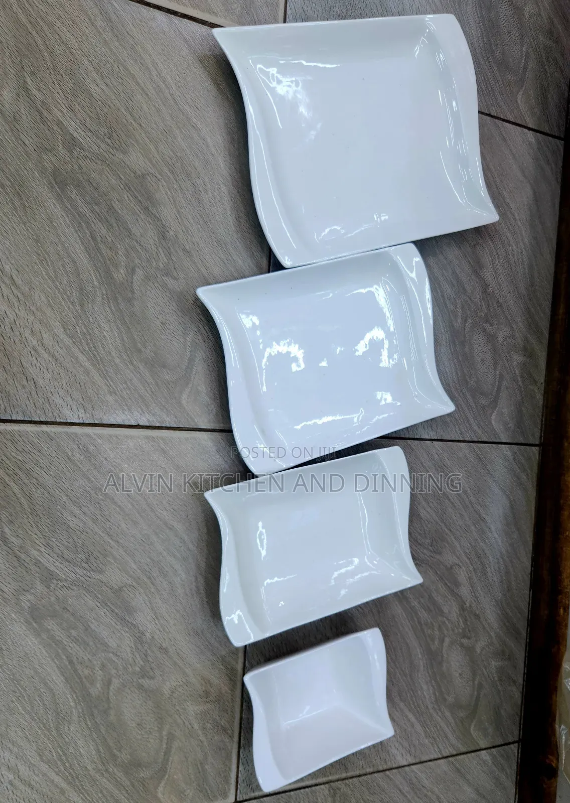 Dinner Plates Set of 24pcs Square