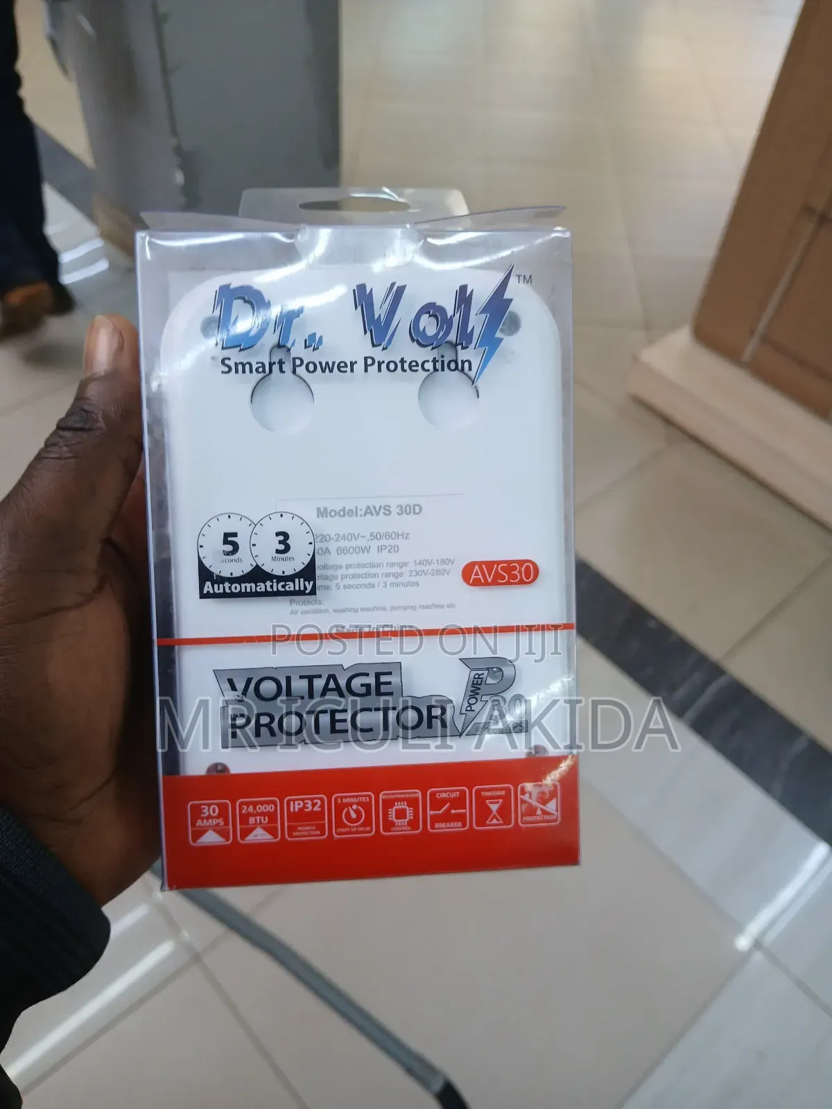Dr. Volt Avs30 Smart Power Protection Voltage Protector.