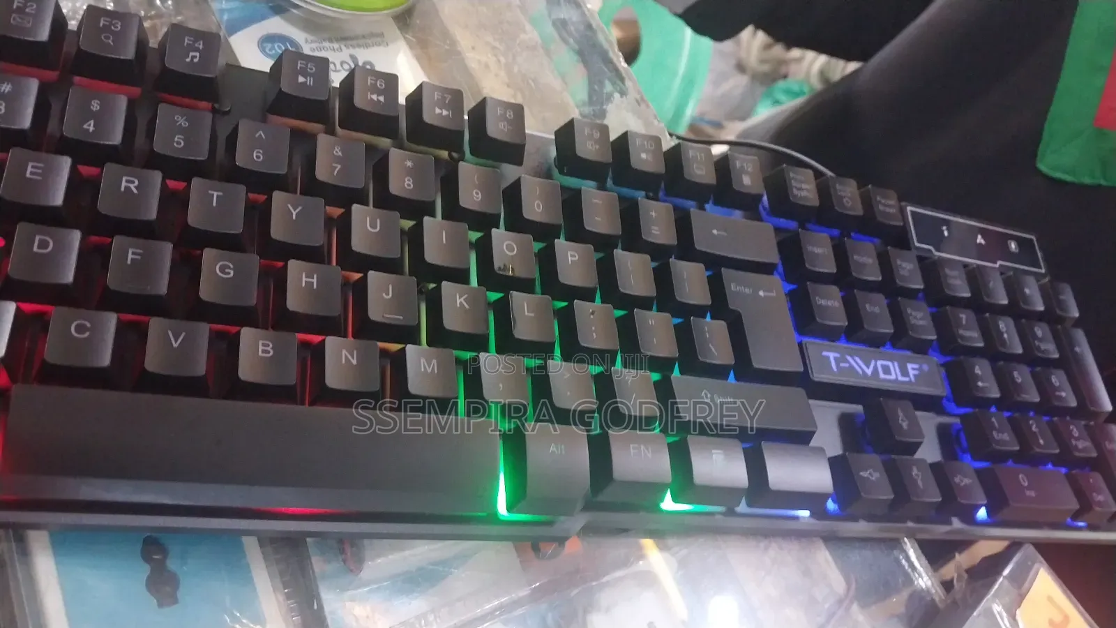 Gaming Key Board T Wolf With Mouse
