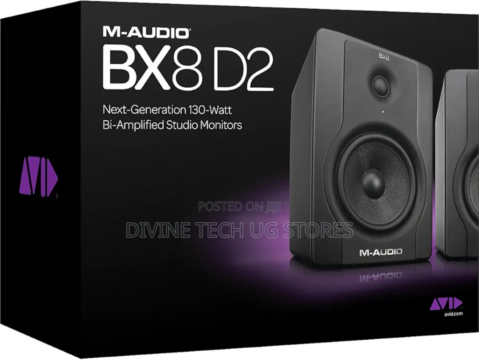 M-Audio Bx8 D2 Next-Generation 130-Watt Bi-Amplified Studio Monitors.