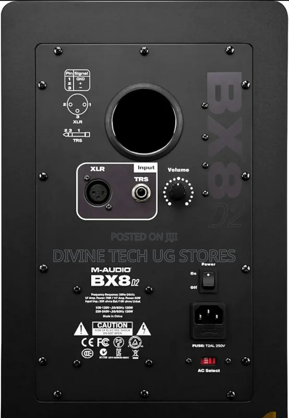 M-Audio Bx8 D2 Next-Generation 130-Watt Bi-Amplified Studio Monitors.