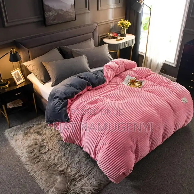 Pink Coral Velvet Duvets