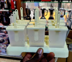 A Set of Popsicle Molds With a Tray.