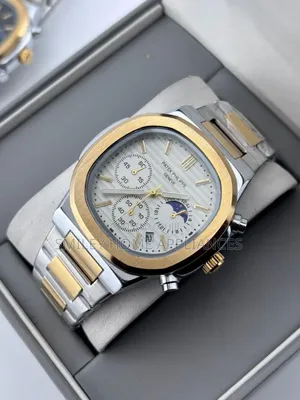 Golden Strapped Men's Original Men's Analog Time Piece at Discount