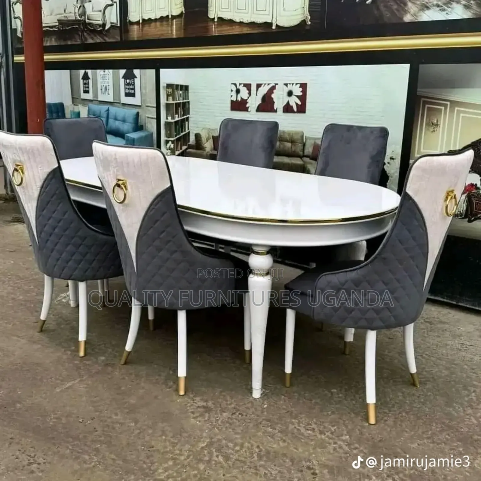 6 Seater Royal Dining Table Set