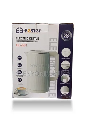 Bester Ee-2501 Electric Kettle 2l | Stainless Steel Fast Boil Kettle