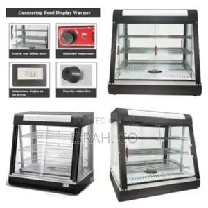 66*45*68cm Efficient Countertop Food Warmer Display Case