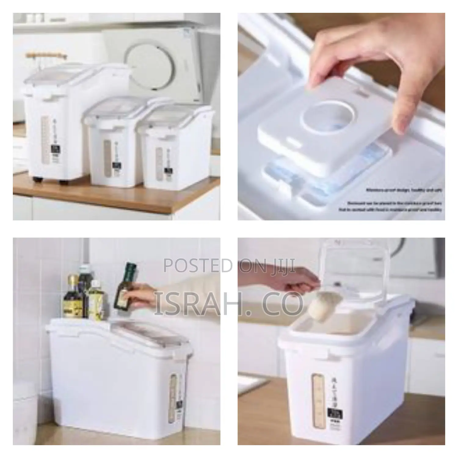 Flour Rice Bin Beans Food Box