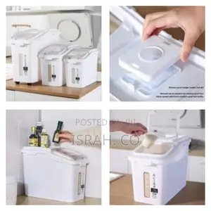 Flour Rice Bin Beans Food Box