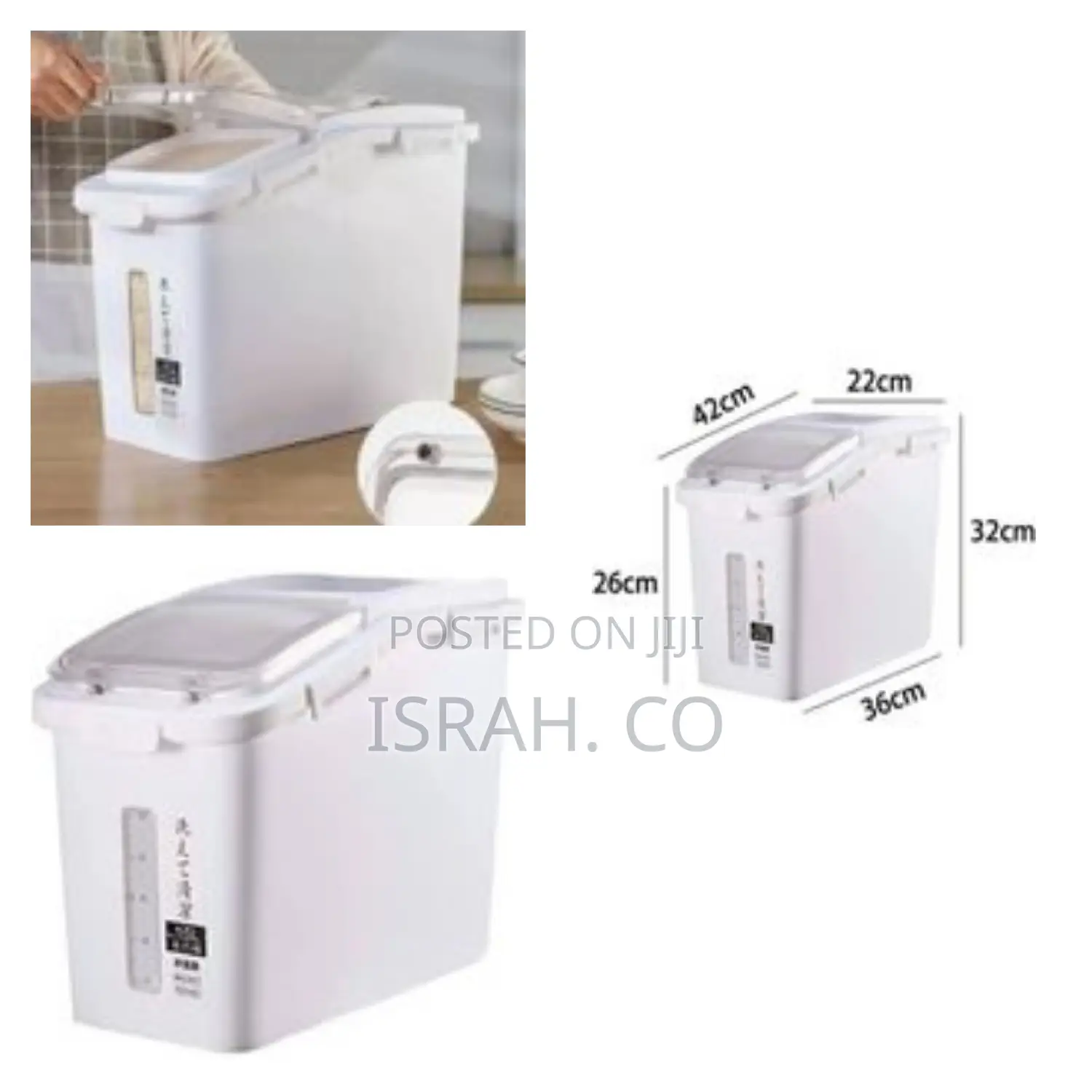 Flour Rice Bin Beans Food Box