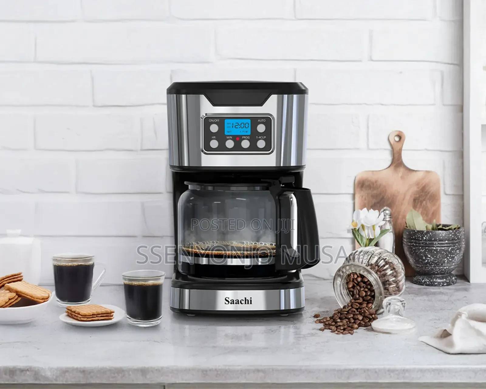 Saachi Drip Coffee Maker | 1.8l Programmable Coffee Machine