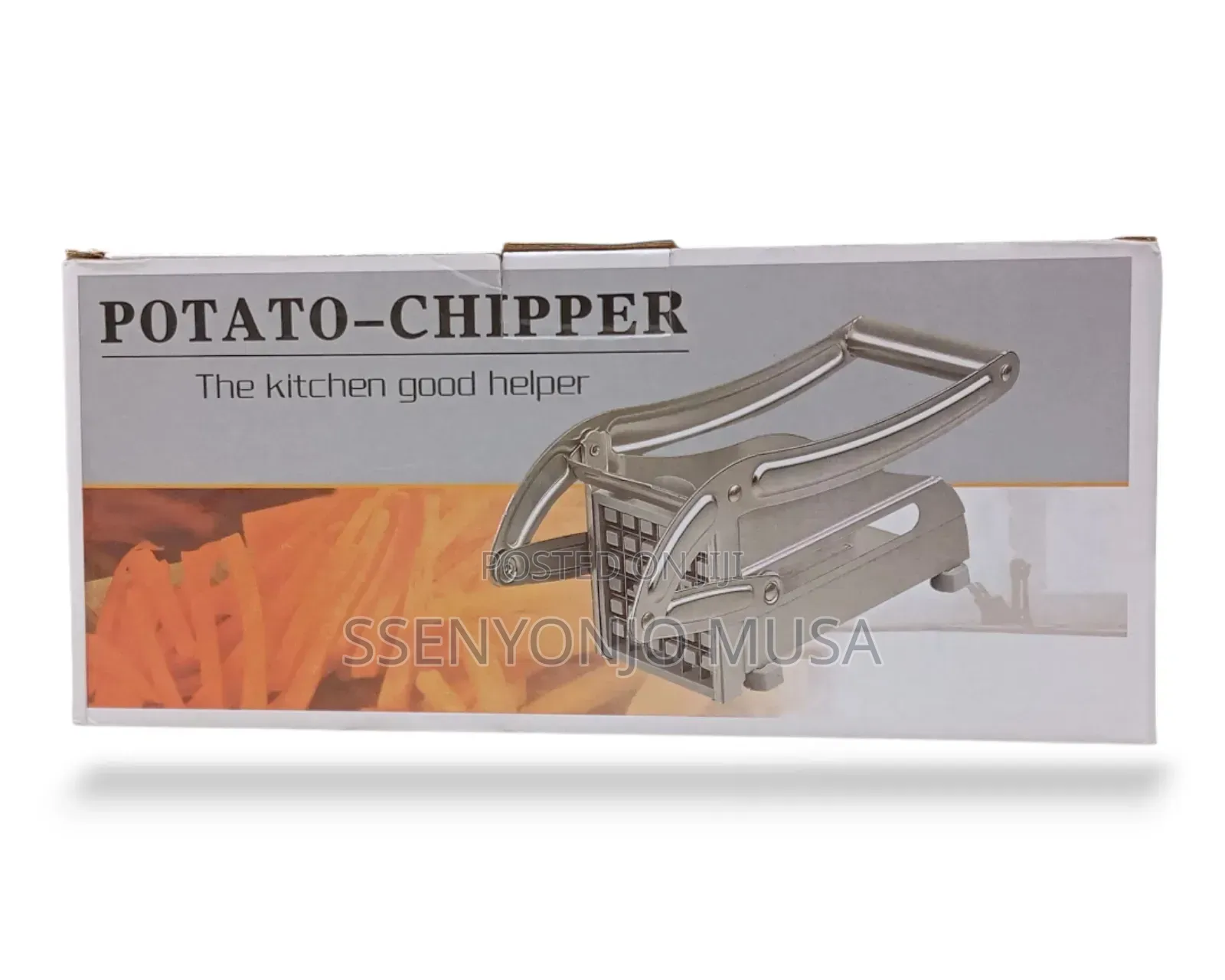 Stainless Steel Potato Chipper Cutter With 2 Blades | French Fries.