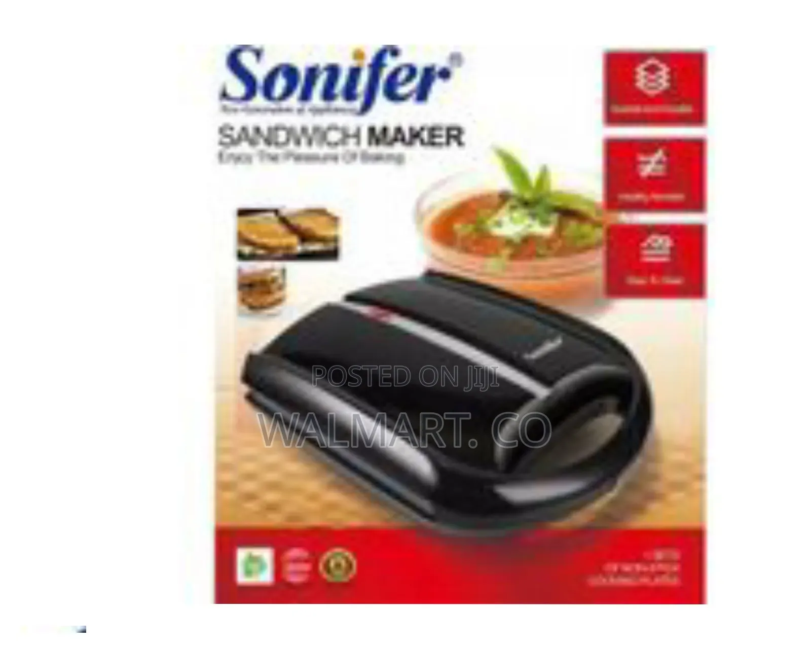 Sonifer Sandwich Maker Black