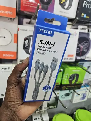 Tecno 3-in-1 Multi Fast Charging Cable