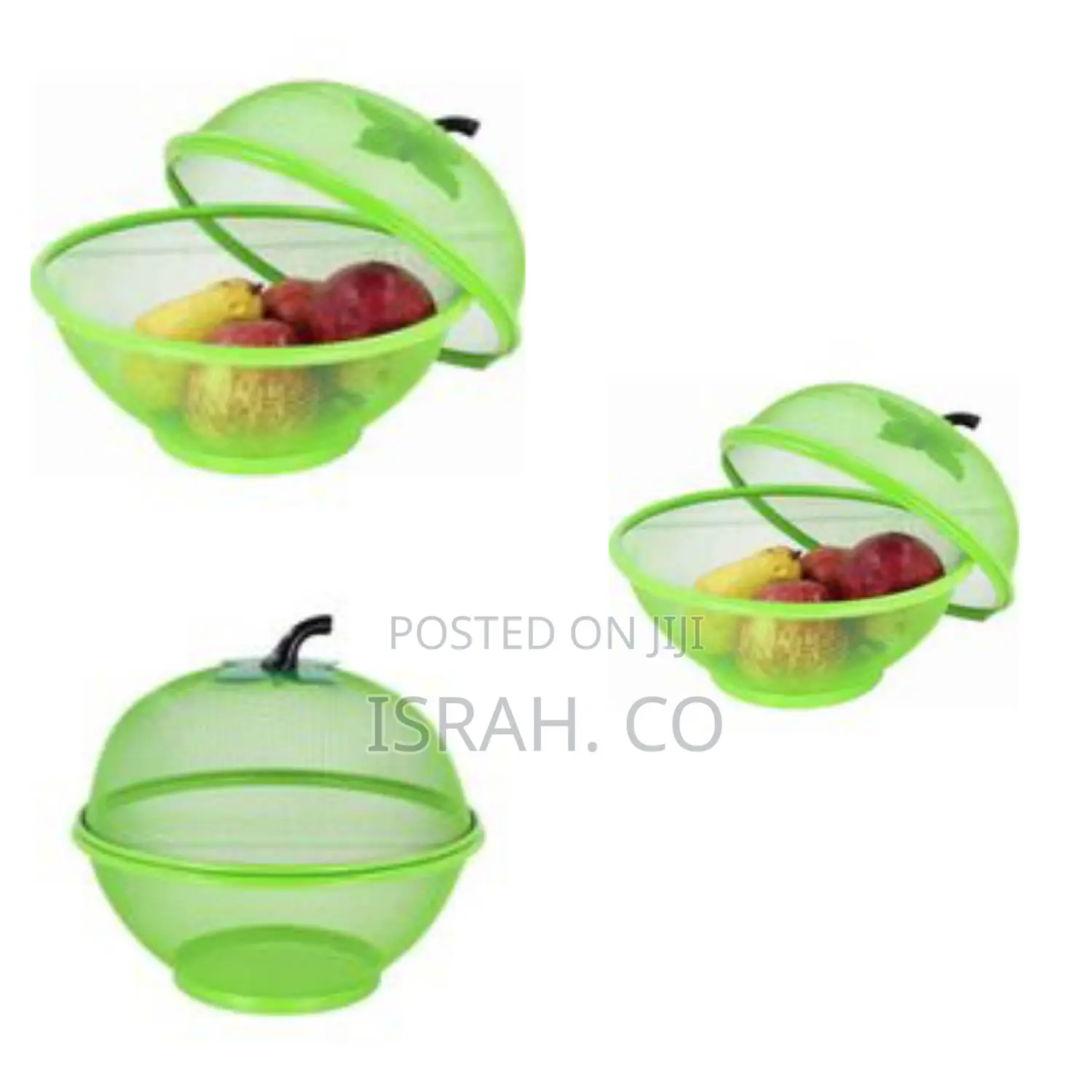 Fruit Vegetable Fruit Basket Storage Bowl Container, Green