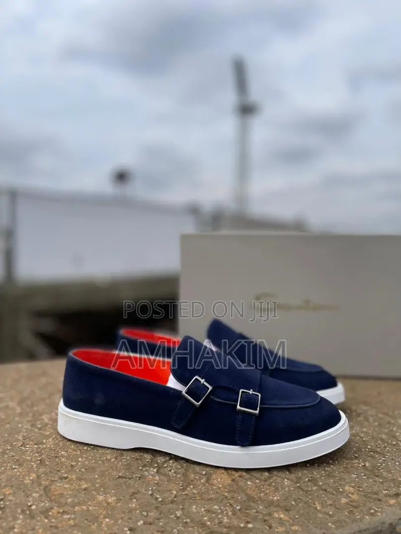Classic Men Santomi Monk Strap Suede Sneakers In Stock