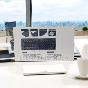 Foldable Wireless Keyboard Mouse Combo | Transparent Bt Typepad