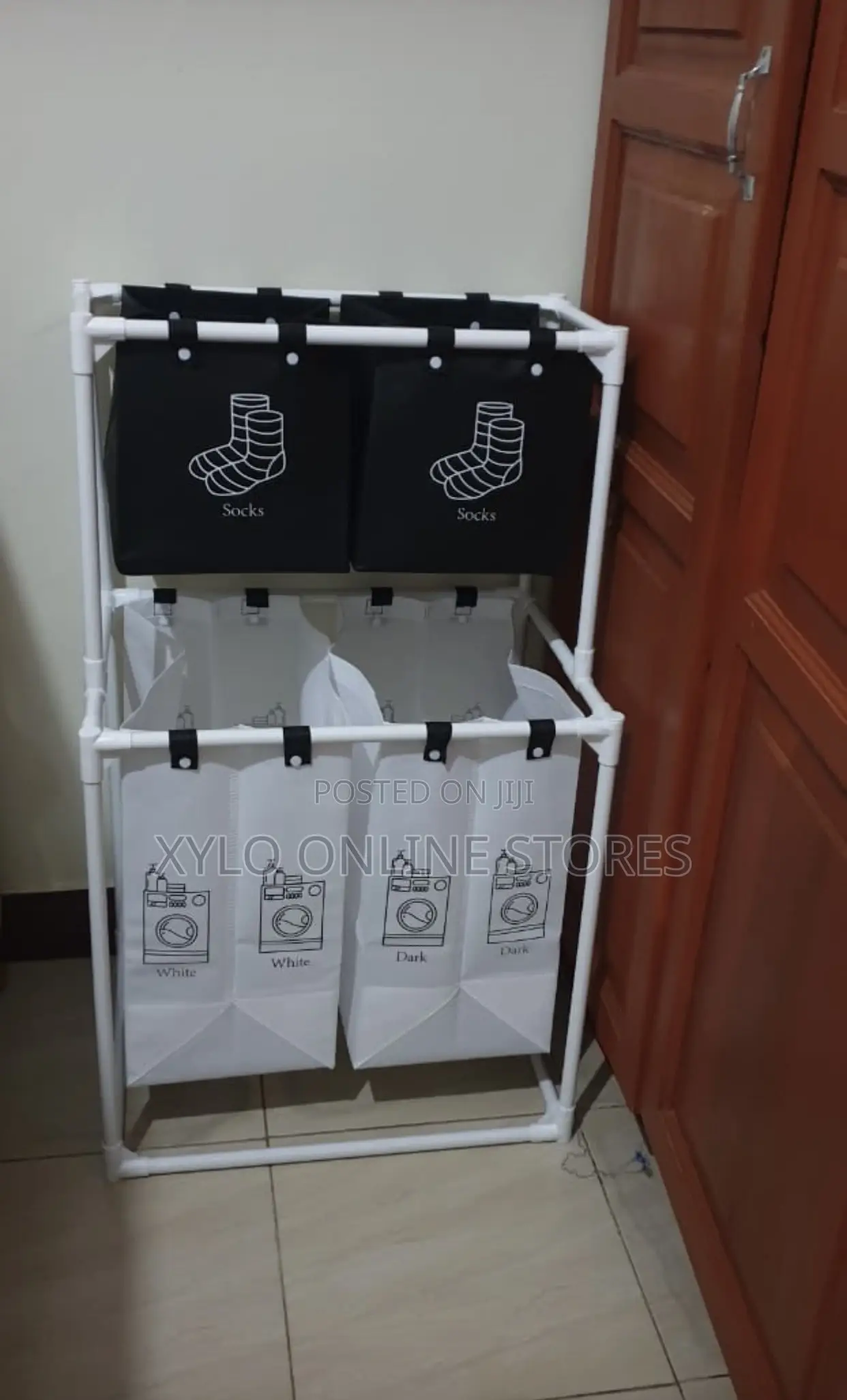 4 Tier Foldable Laundry Basket/Station